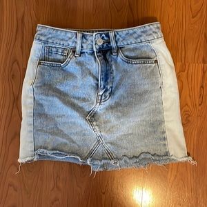 PacSun Jean Skirt